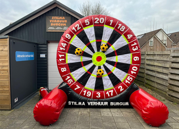 voetbal dart spel